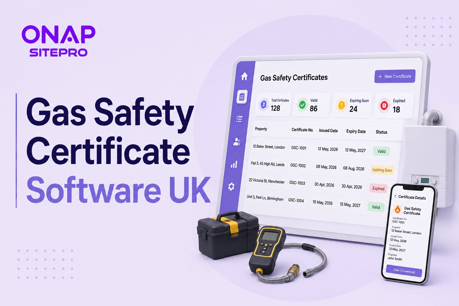 Gas Safety Certificate Software UK: How to Manage CP12 Certificates Digitally